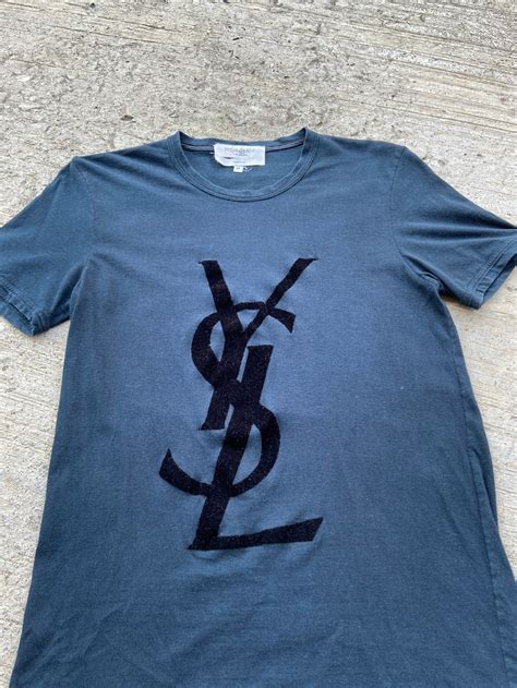 ysl logo t shirt price|ysl graphic tees.